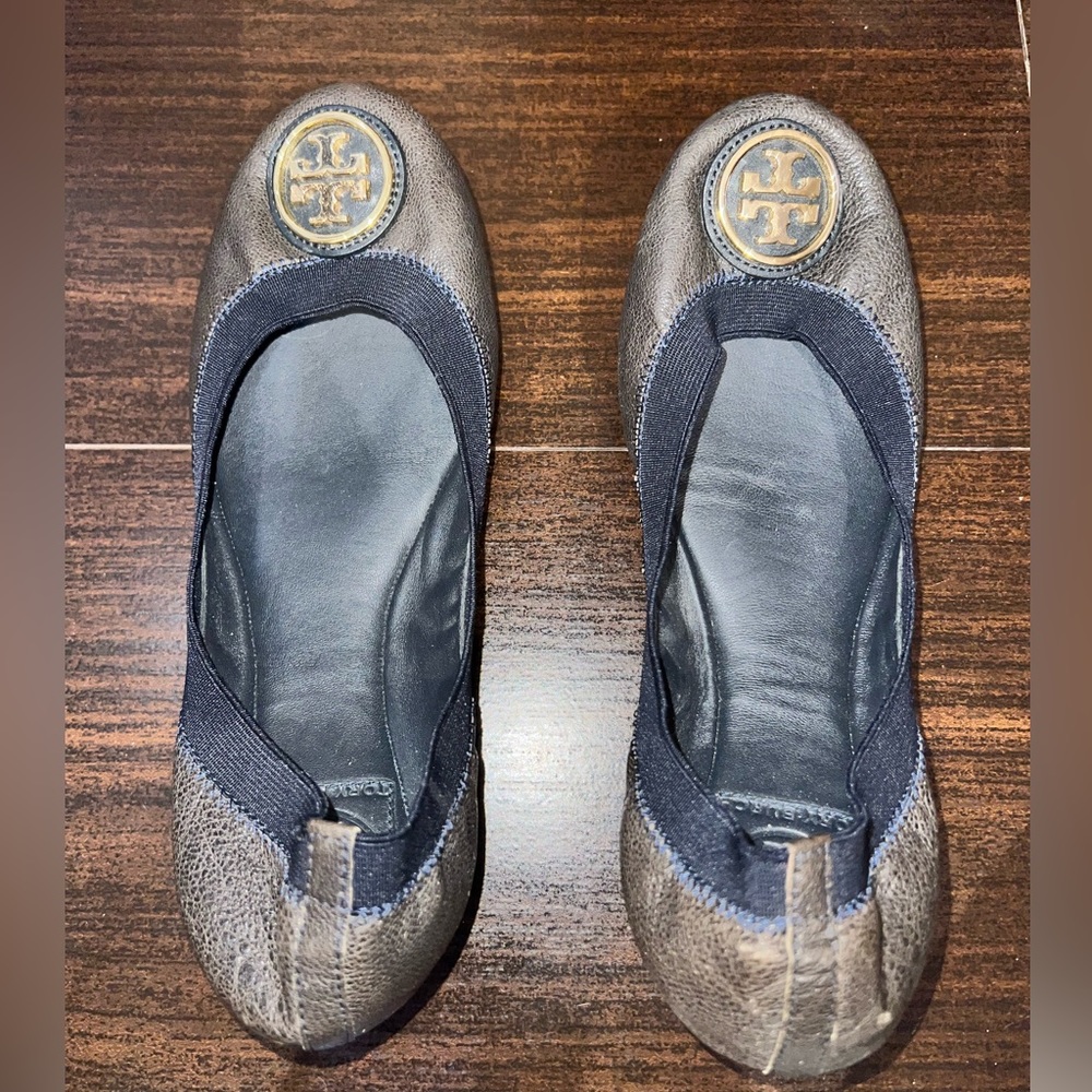 Tory Burch Minnie Travel Ballet Flats Size 7.5